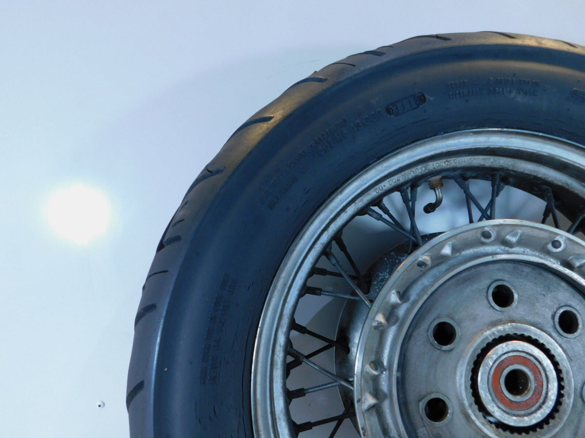 Kawasaki Vulcan 1500 Drifter Classic FI VN1500 Laced Silver Rear Wheel Rim & Hub