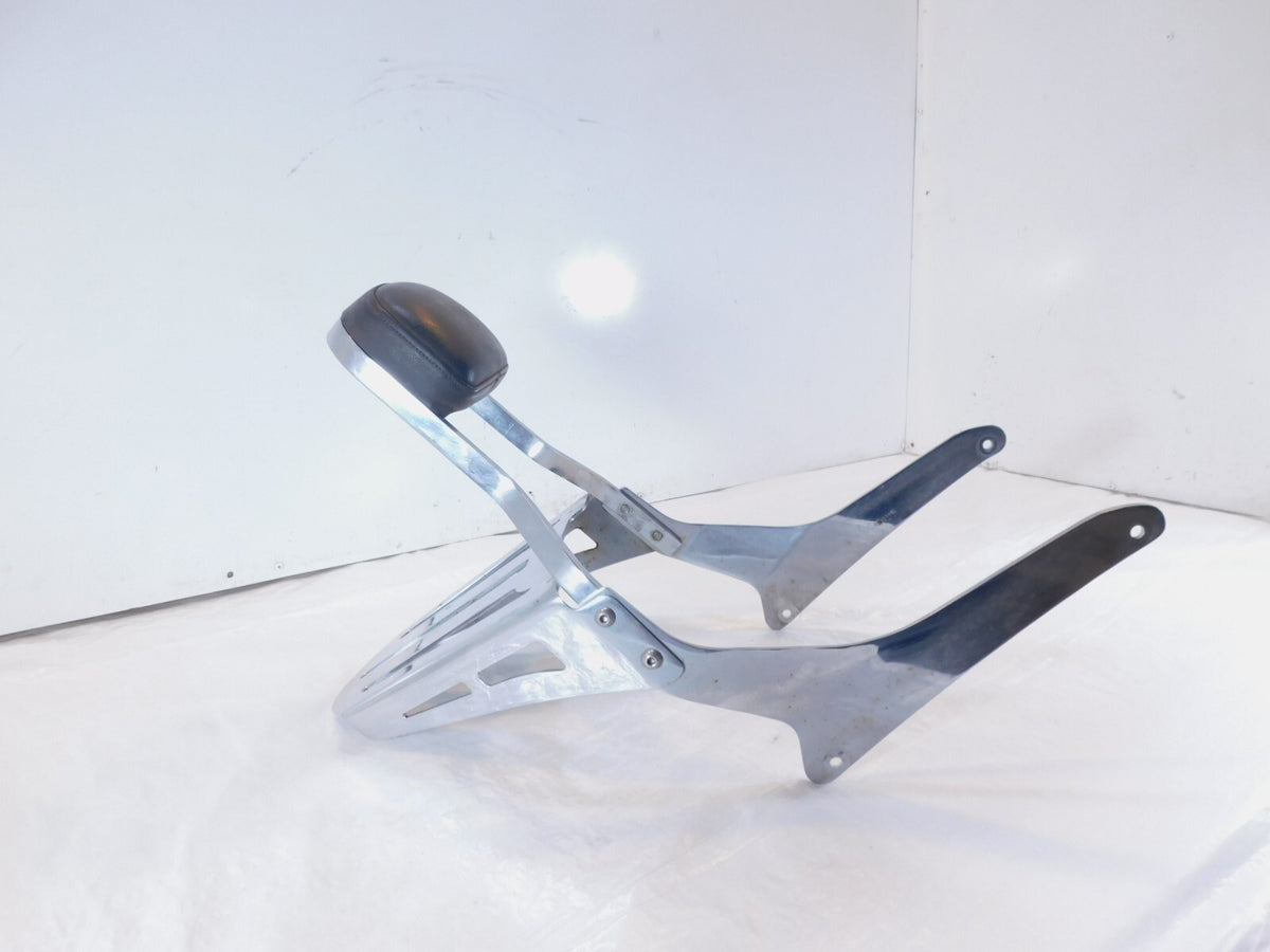 2007 Yamaha V Star 1300 XVS1300 Passenger Seat Backrest Sissybar & Luggage Rack - C3 Cycle