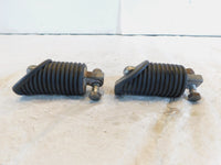 Harley Davidson FXR Dyna Sportster & Softail Black Rubber Footpegs Footrests - C3 Cycle