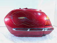 2001-03 Honda GL1800 Goldwing 1800 Red Rear Left Side Storage Luggage Saddlebag - C3 Cycle