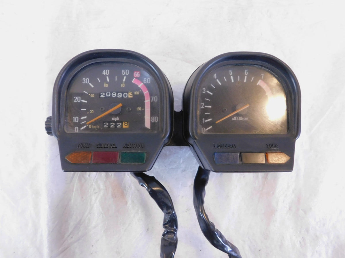 1981-1983 Yamaha Virago 750 XV750  Instrument Cluster Speedometer & Tachometer