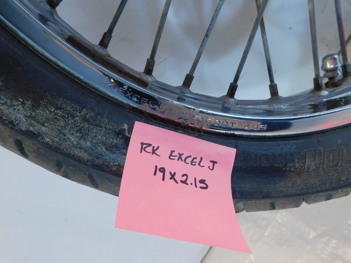 1986-2016 Suzuki Savage 650 LS650 Boulevard S40 Spoked Front Wheel Rim & Rotor - C3 Cycle