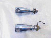 Harley Davidson Sportster 883 & 1200 & Dyna Chrome Handlebar Bar Riser Clamps - C3 Cycle