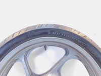 1994-2006 Kawasaki Concours 1000 ZG1000 Silver Cast Front Wheel Rim & Tire -Bent - C3 Cycle