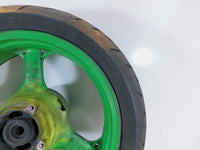 2000-2005 Kawasaki ZR-750 ZR750 ZR-7S ZR-7 ZR7 Green Rear Wheel Rim & Tire - C3 Cycle