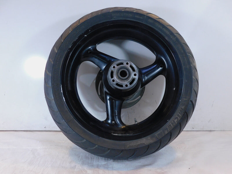 01-02 Buell M2 Cyclone S3 Thunderbolt & X1 Lightning Black Rear Wheel Rim & Tire