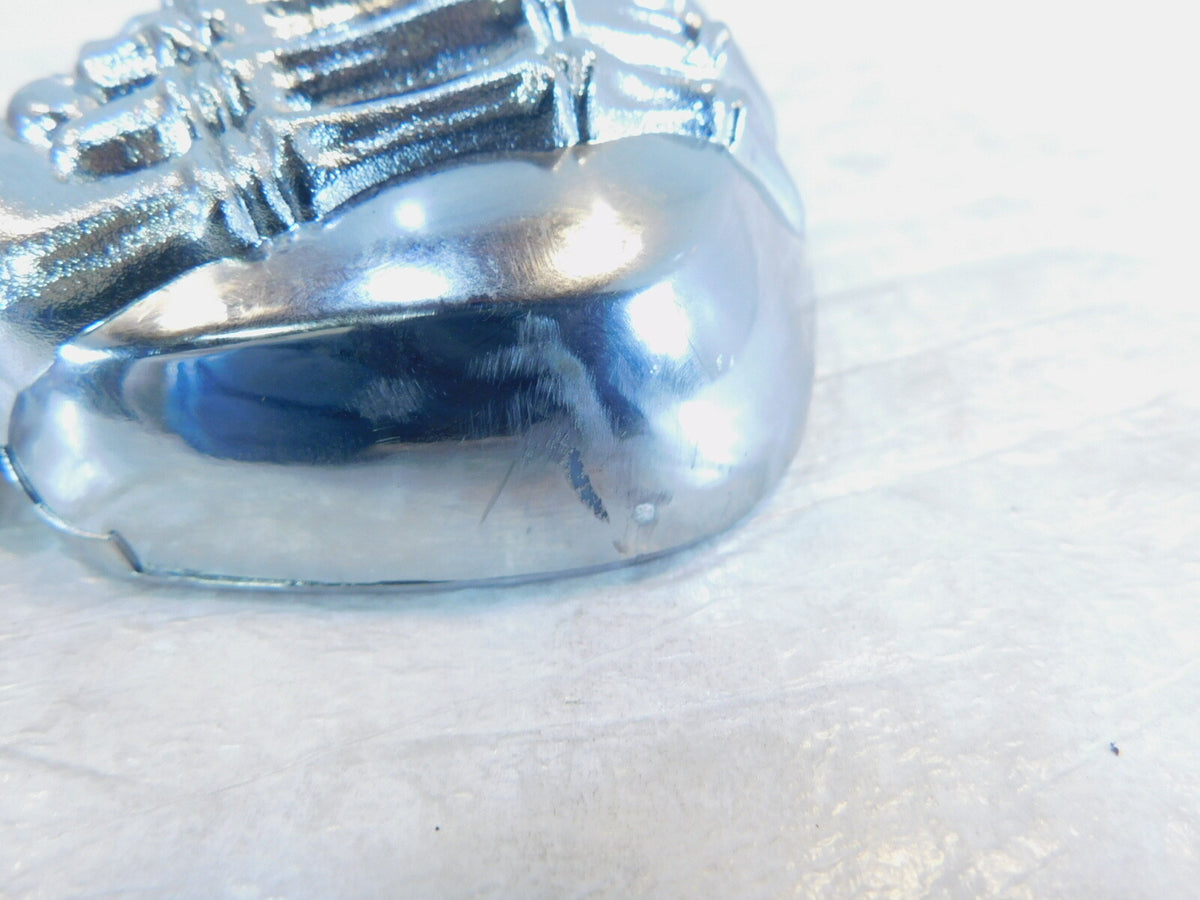 Harley Dyna Sportster Softail FXR Sportster Skeleton Hand Right Rear View Mirror