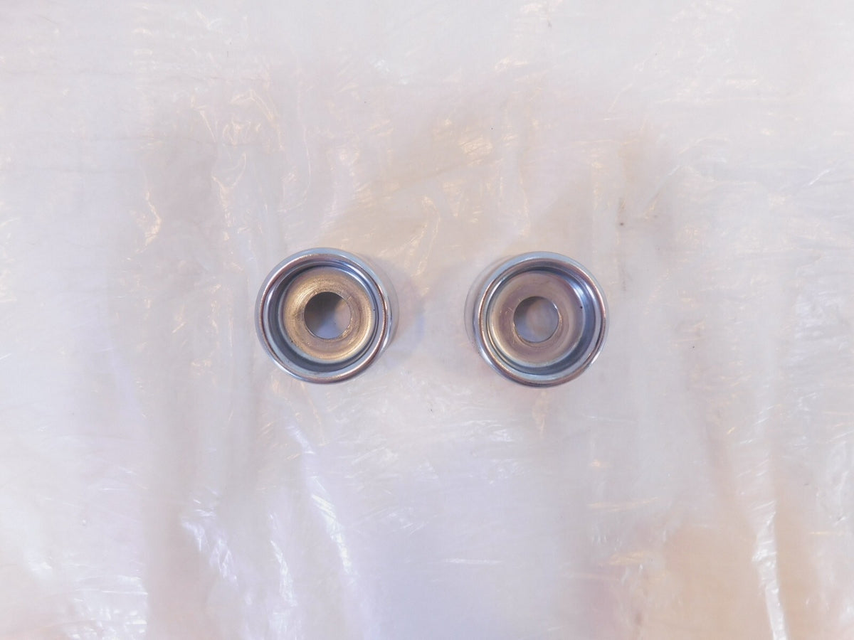 1986-1990 Harley Davidson Sportster 883 & 1200 Chrome Rear Shock Bolt Covers - C3 Cycle
