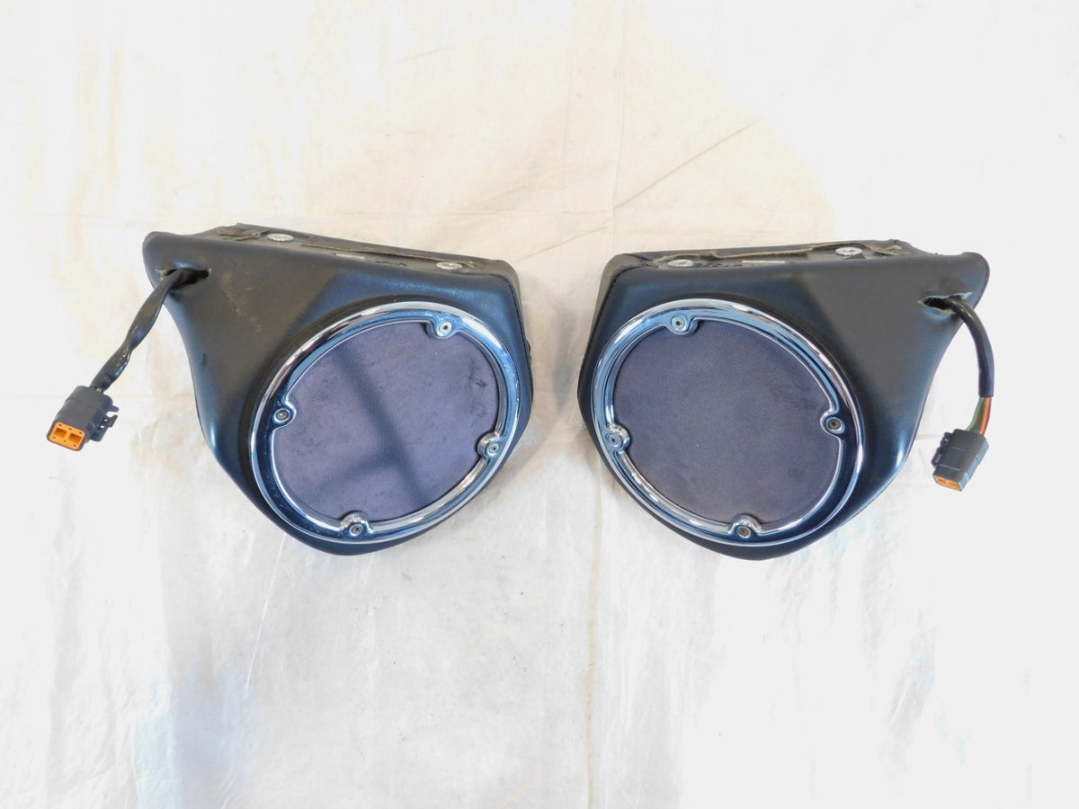 Harley Davidson Electra Glide Road Glide Tour Pak Polk Rear Speakers & Boxes - C3 Cycle