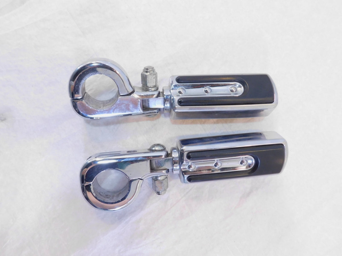 Harley Electra Glide & Road King Ironside Footrest Footpegs w/ Highway Mounts - C3 Cycle