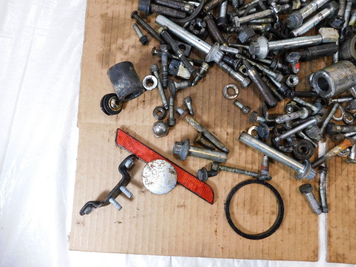 99 Harley Davidson Dyna Wide Glide FXDWG Engine Nut Bolt Brackets Parts Box Lot - C3 Cycle