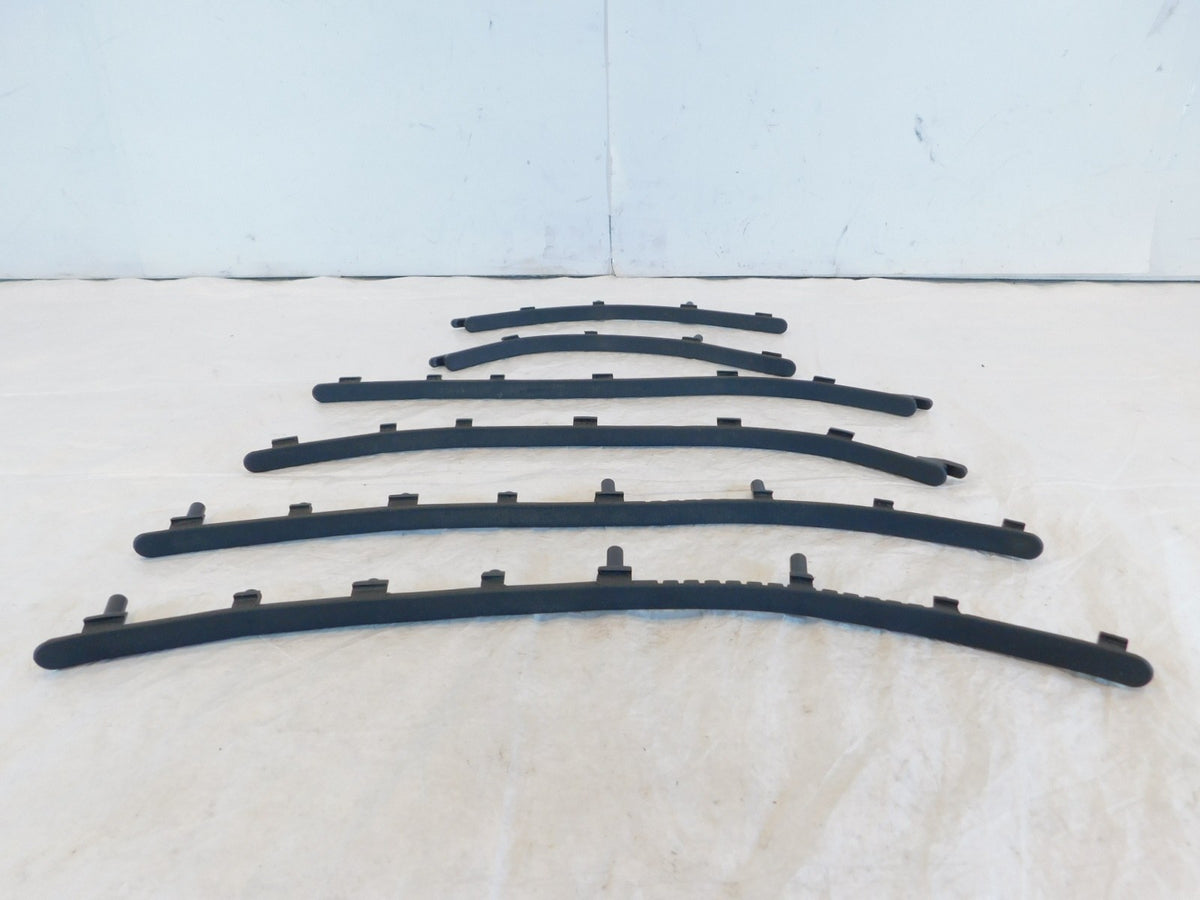 Piaggio Vespa LX LXV S 50 125 150 Rubber Lower Central Foot Mat Strips - C3 Cycle