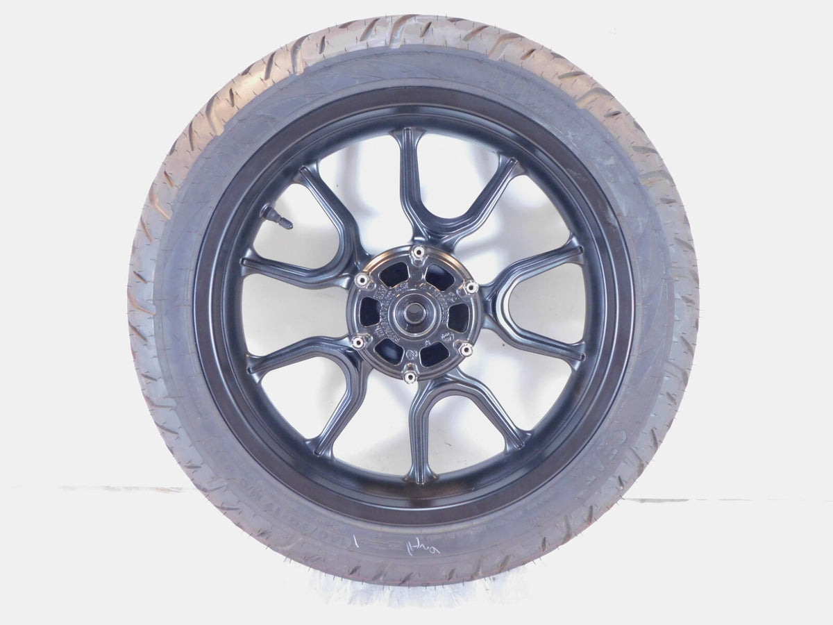 Royal Enfield Meteor 350 Stellar Euro 5 Black Rear Wheel Rim & Tire 17" x 3.5" - C3 Cycle