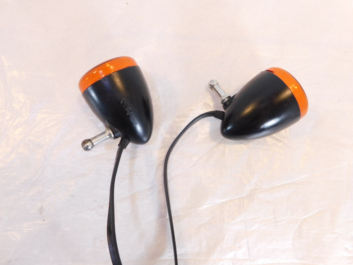 Harley Davidson V-Rod VRod VRSC & Sportster XR1200 Black Turn Signal Indicators - C3 Cycle