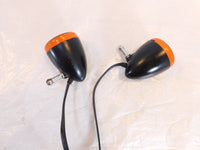 Harley Davidson V-Rod VRod VRSC & Sportster XR1200 Black Turn Signal Indicators - C3 Cycle