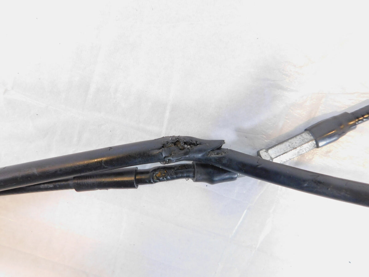 1994 Yamaha FZR1000 OEM Front Push/Pull Handlebar Throttle Cables Lines - C3 Cycle