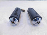 Harley Touring Dyna Sportster & Softail ISO Chrome & Rubber Footpeg Footrests - C3 Cycle