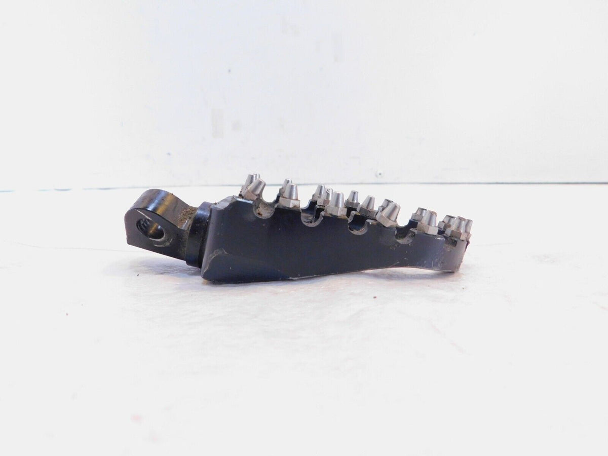 One Harley Davidson FXR Dyna Sportster & Softail Black Metal Footpegs Footrest - C3 Cycle