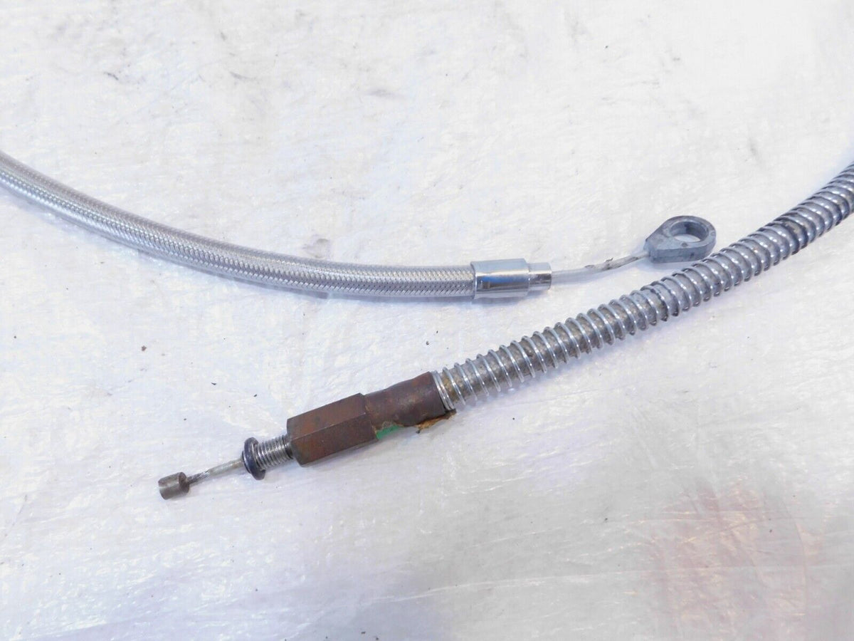 Harley Davidson EVO Softail Heritage Classic & Fat Boy Braided Clutch Cable Line - C3 Cycle