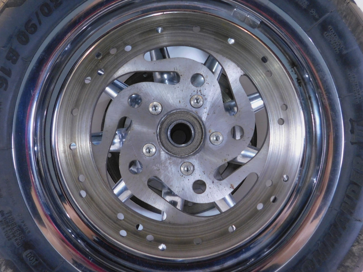 Harley Touring Road King & Electra Glide Front Chrome Wheel Rim w/ Tire & Rotors - C3 Cycle