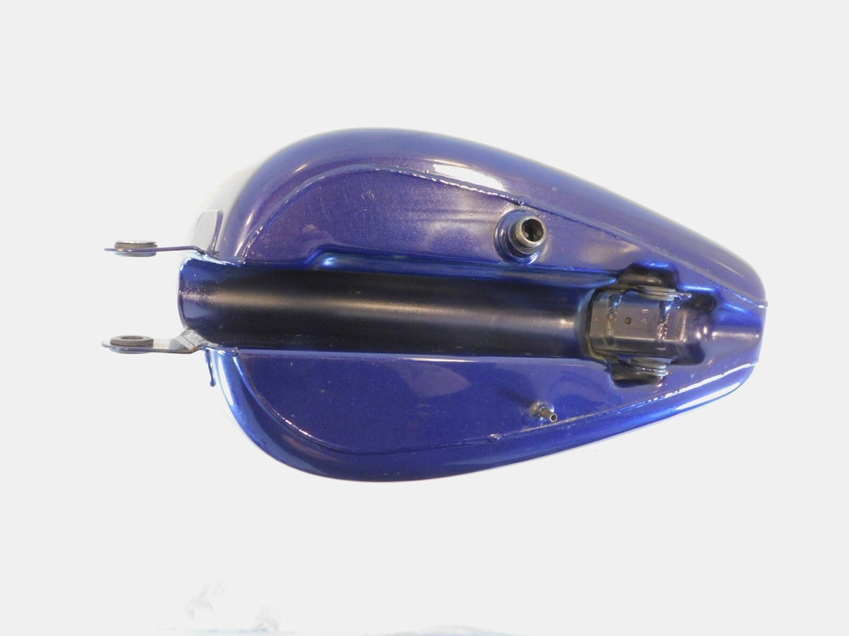 1998-2003 Harley Davidson Sportster 1200 & 883 Blue Fuel Gas Petrol Tank -DENTED - C3 Cycle