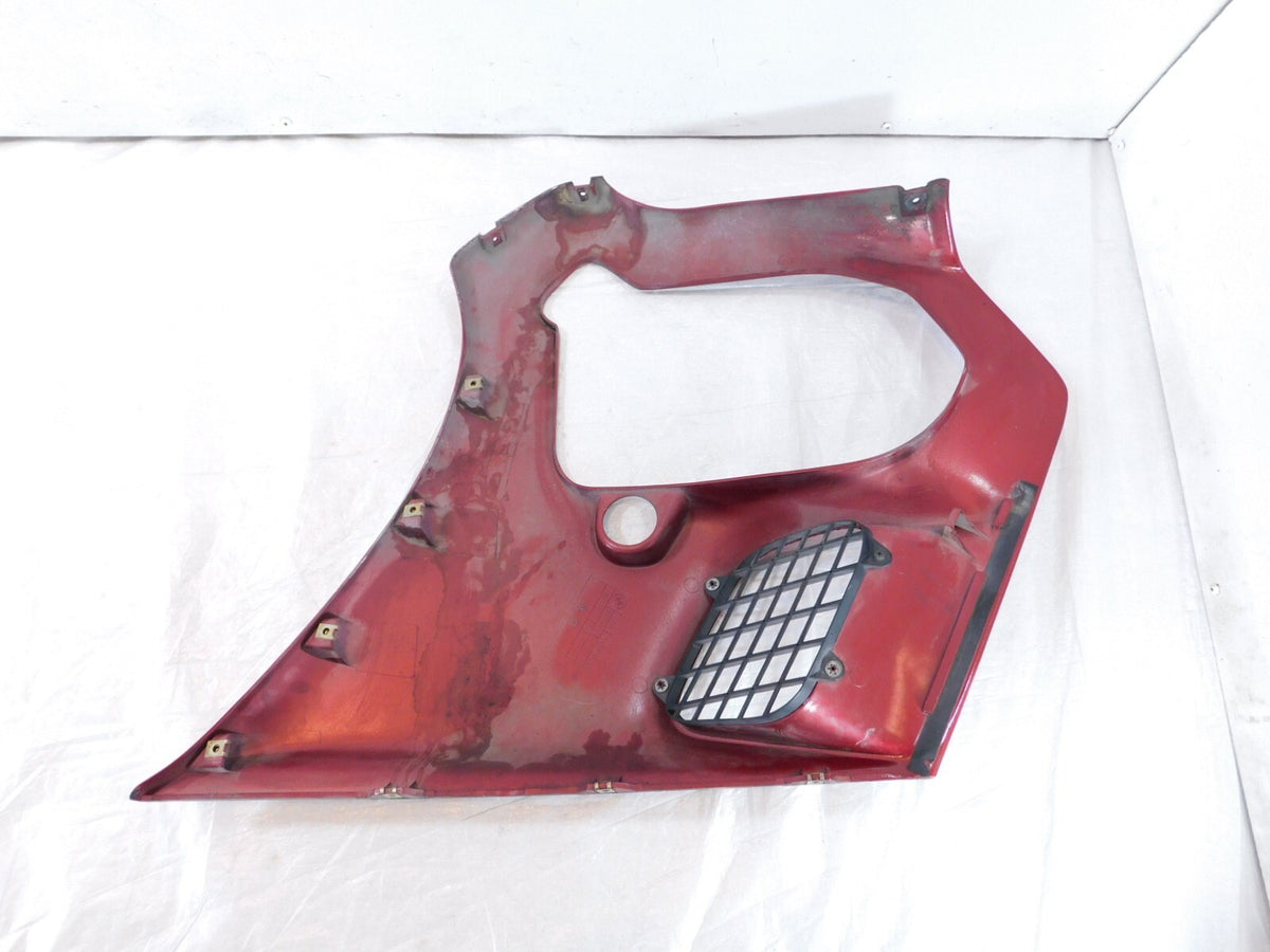 1992-1997 BMW K1100LT K1100 Red Left Side Lower Mid Fairing Cowling Panel Cover - C3 Cycle