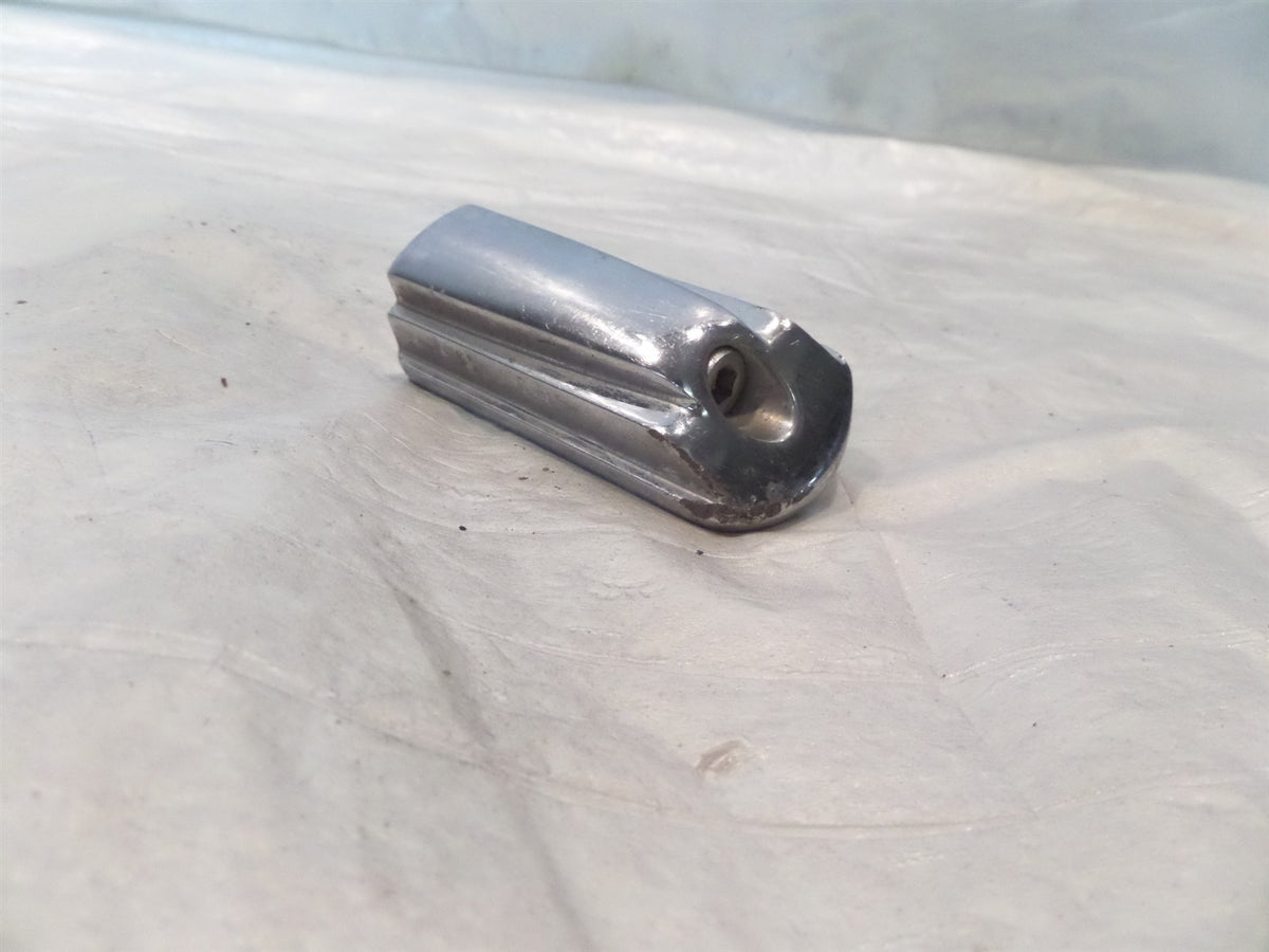 Harley Touring Dyna Sportster Softail Chrome Rubber Footpegs Footrest for Parts - C3 Cycle