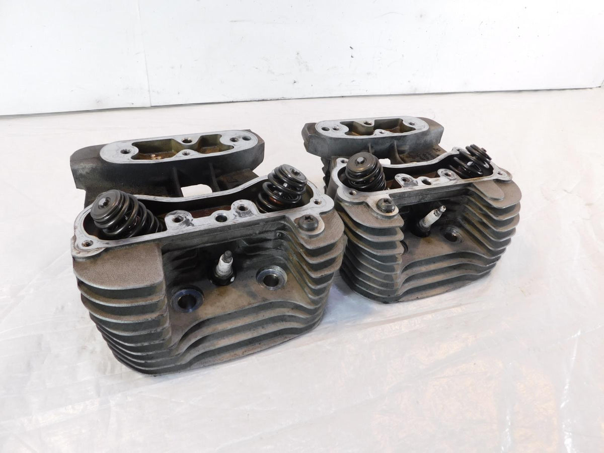 Harley Davidson Sportster XR1200 XR 1200 Front & Rear Cylinder Heads w/ Valves - C3 Cycle