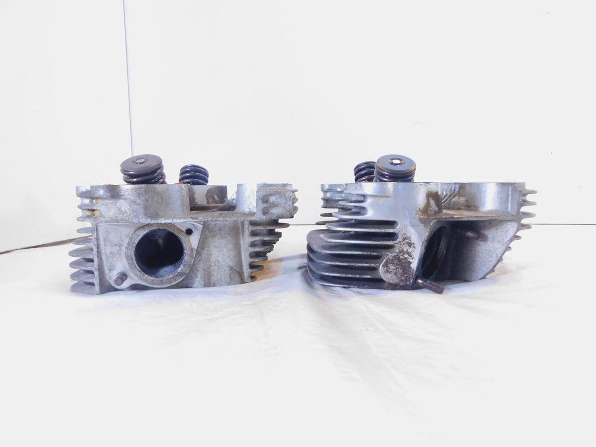 Harley Davidson Sportster 883 Hugger & Custom Silver Cylinder Heads w/ Valves - C3 Cycle