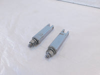 Harley EVO FXR EVO Dyna Chrome Front Highway Footpeg Peg Mount Clevis Brackets - C3 Cycle
