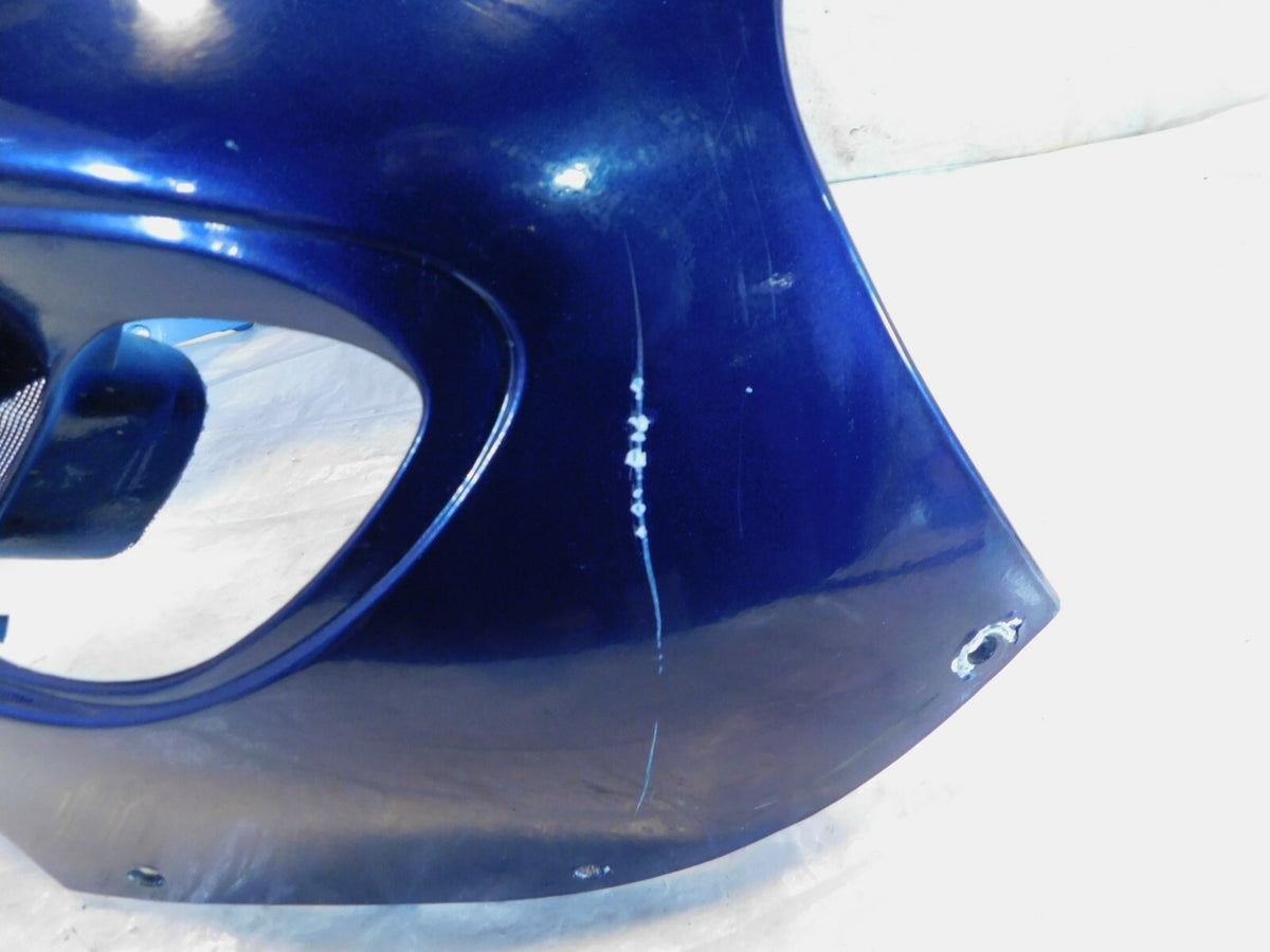 1999-2003 Suzuki GSX1300R Busa Hayabusa Blue Front Upper Fairing Cowling Cowl - C3 Cycle