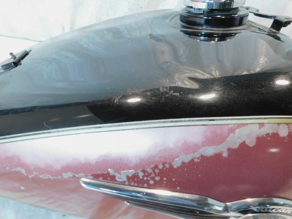 2010 10 Kawasaki Vulcan 1700 VN1700 Red & Black Voyager Gas Petrol Fuel Tank - C3 Cycle