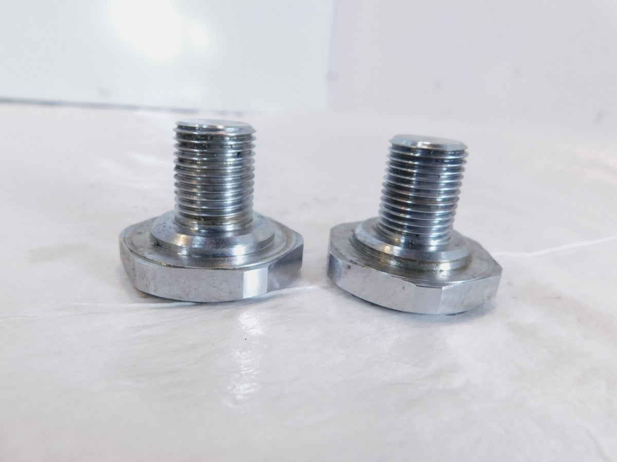 Two Harley Davidson Touring Dyna & Softail Wide Glide Front Fork Tube Plug Caps - C3 Cycle