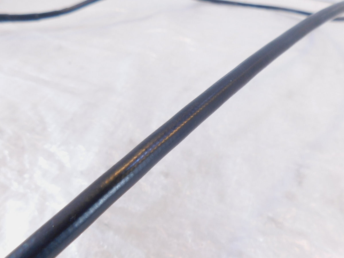 Harley Davidson Sportster 883 Hugger & 1200 Black Front Wheel Brake Line Hose - C3 Cycle