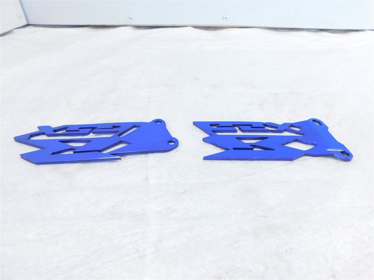 Suzuki GSXR600 GSX-R600 & GSXR750 Left/Right Front Foot Rest Peg Heel Guard Fins - C3 Cycle