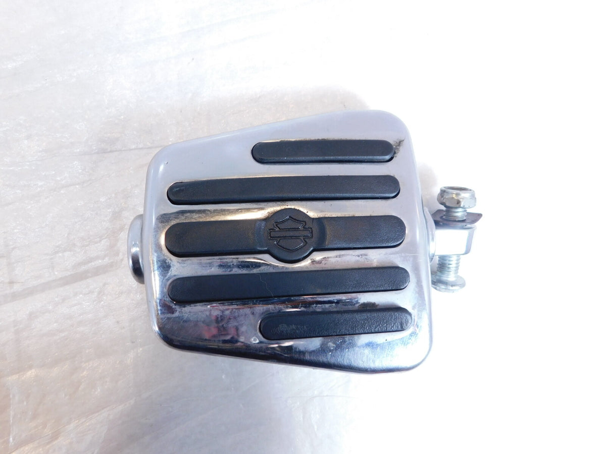 Harley FXR Dyna Sportster & Softail Chrome & Rubber Left Footpeg Footboard - C3 Cycle