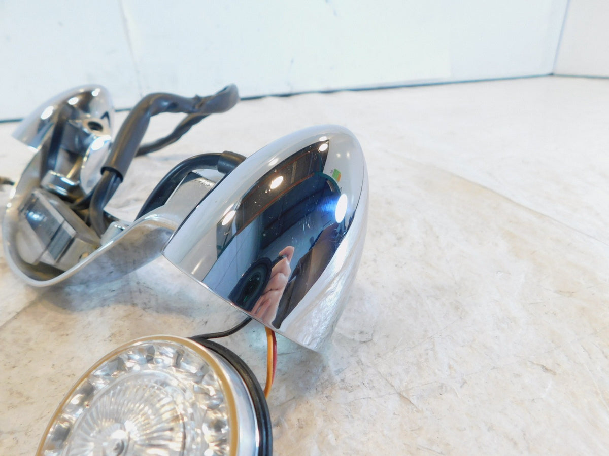 2010-2022 Harley Davidson Road & Street Glide Rear Fender Turn Signal Indicators - C3 Cycle