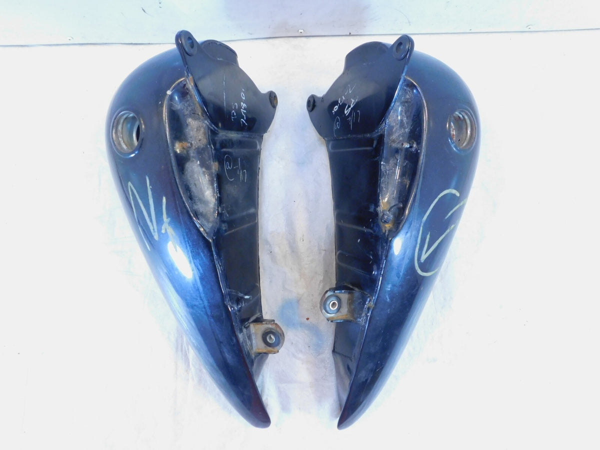 01 2001 Indian Gilroy Scout Black Left & Right Side Fuel Gas Petrol Tanks