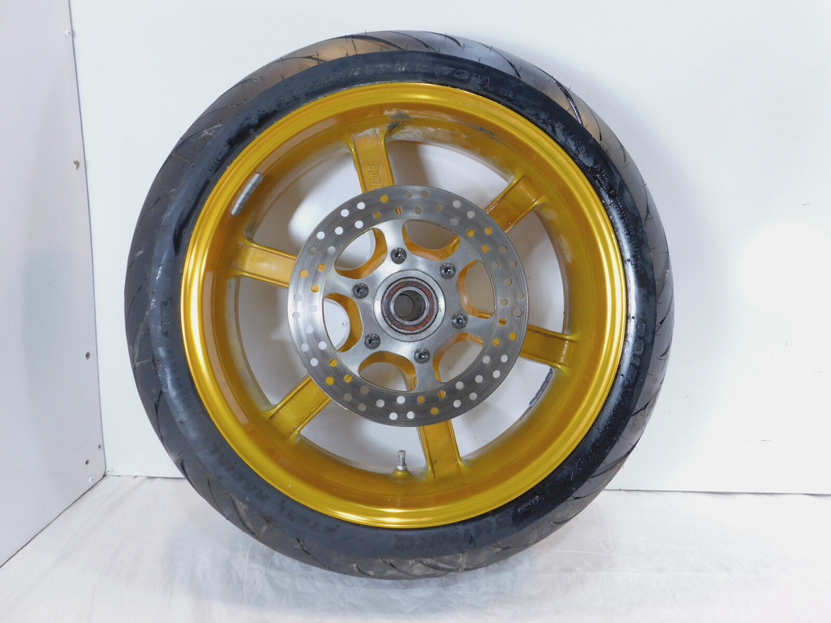 Buell XB9R XB12R Firebolt & Lightning & 1125 Gold Mag Rear Wheel Rim & Tire - C3 Cycle