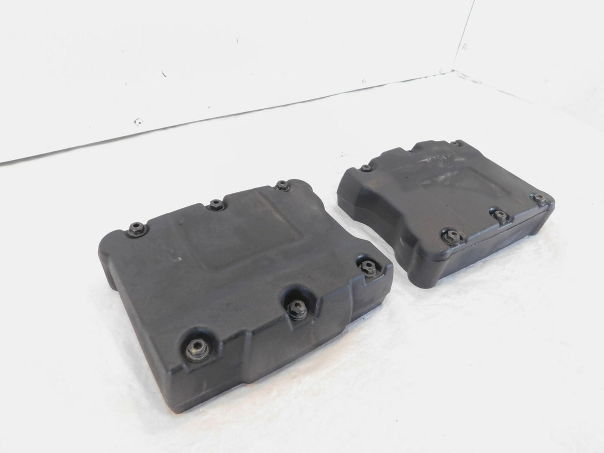 Harley Davidson Touring Dyna & Softail Black Wrinkle Cylinder Head Rocker Boxes - C3 Cycle