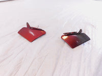 2006-2010 Honda GL1800 Goldwing 1800 Red Fairing Cowling Cowl Latches w/ Covers - C3 Cycle