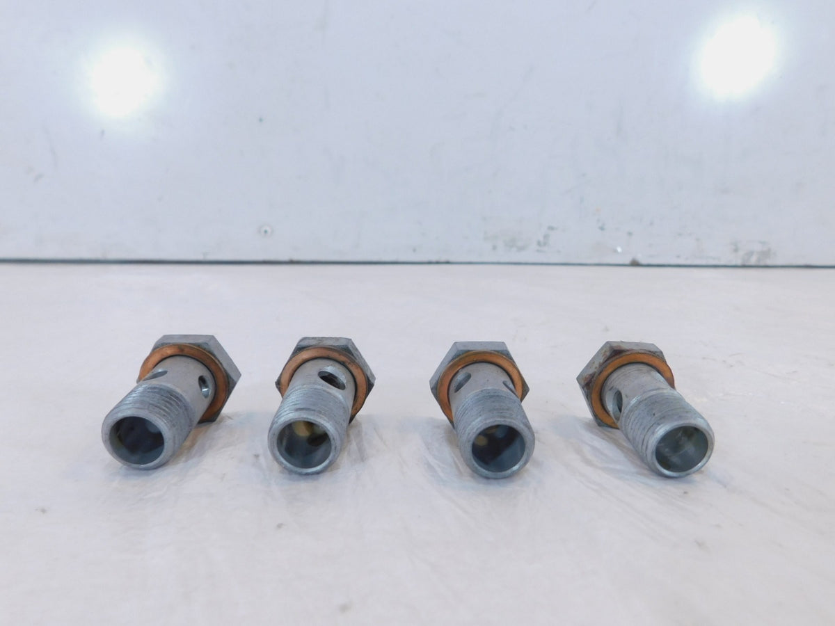 BMW F650 F650GS F650CS & R1200C R1200 Oil Pipe Hose Hollow Banjo Bleeder Bolts - C3 Cycle