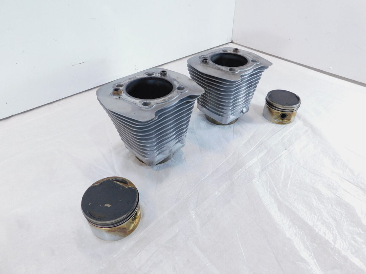 Harley Davidson Electra Glide FXR Softail Silver Front Rear Cylinders & Pistons - C3 Cycle