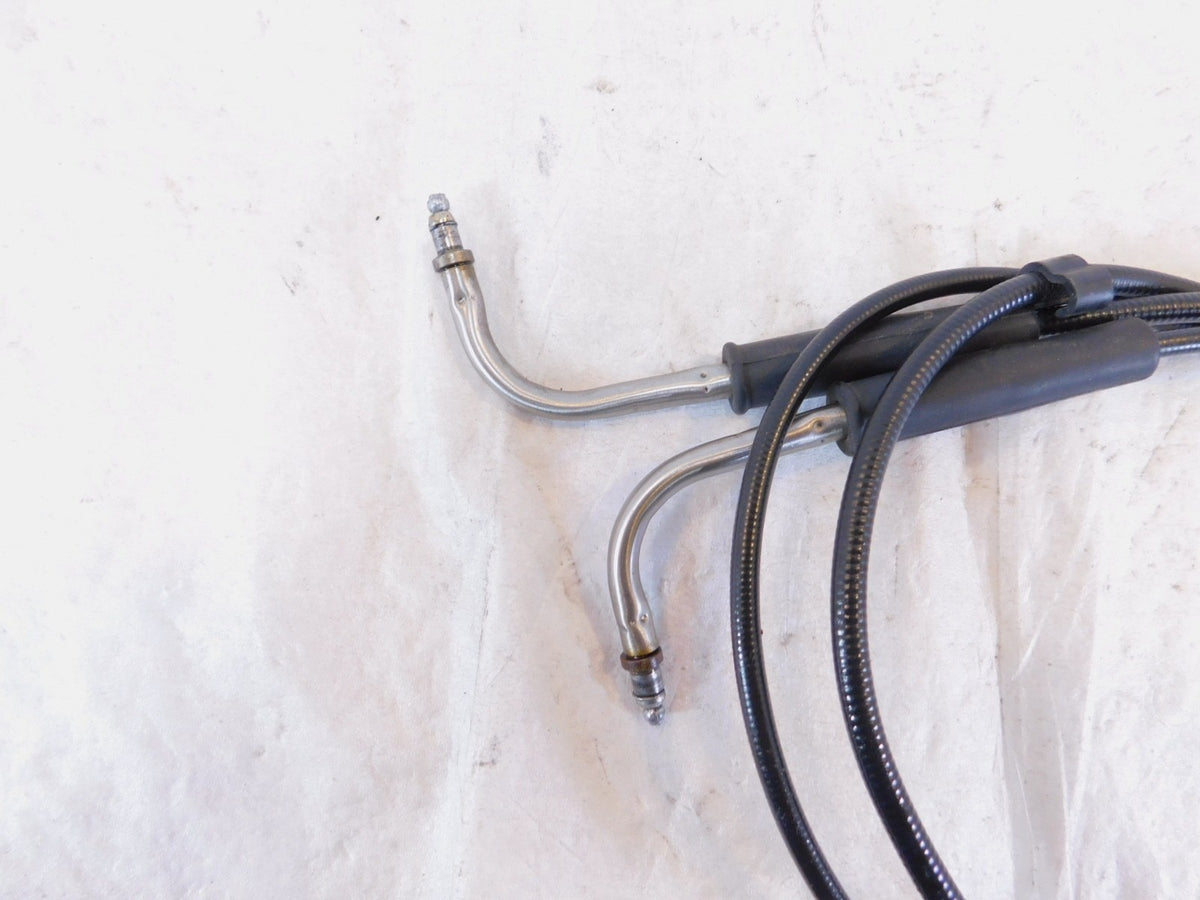 Harley Dyna Wide & Super Glide Engine Pull Push Handlebar Throttle Cables Lines - C3 Cycle