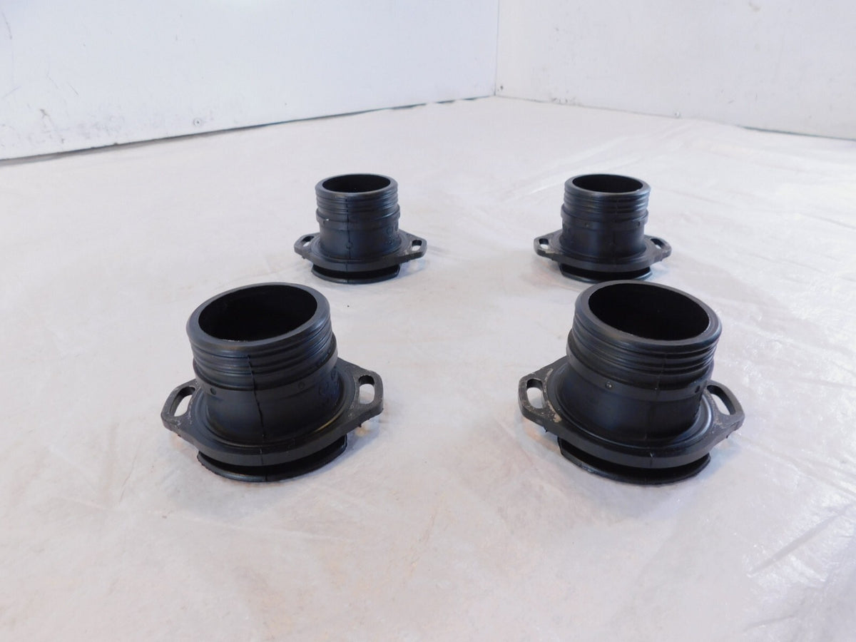 2000-2003 Kawasaki Ninja ZX12R ZX1200 Throttle Body Air Duct Tube Funnel Pipes - C3 Cycle