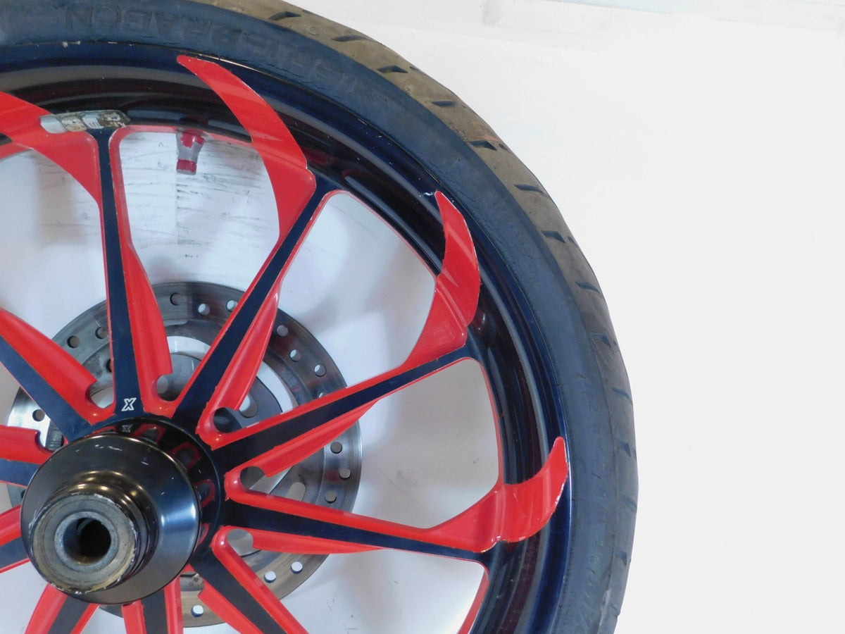 Harley Davidson Road King Street & Electra Glide 19" Billet Red Front Wheel Rim - C3 Cycle