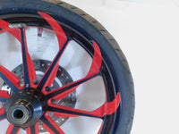 Harley Davidson Road King Street & Electra Glide 19" Billet Red Front Wheel Rim - C3 Cycle