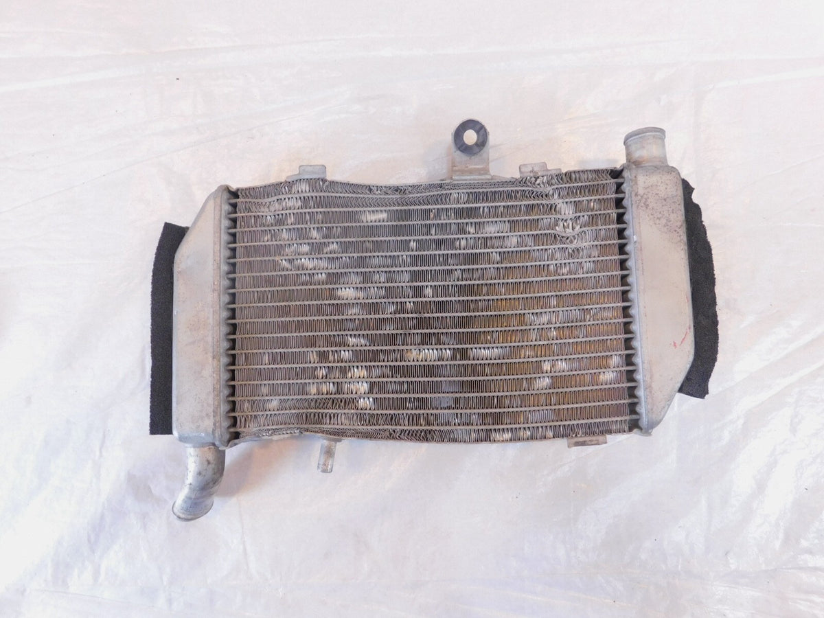 Honda Interceptor VFR800 VFR800A Left Engine Motor Coolant Radiator -Bent - C3 Cycle