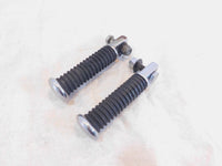 Harley Davidson FXR Dyna Sportster & Softail Black Rubber Footpegs Footrests - C3 Cycle