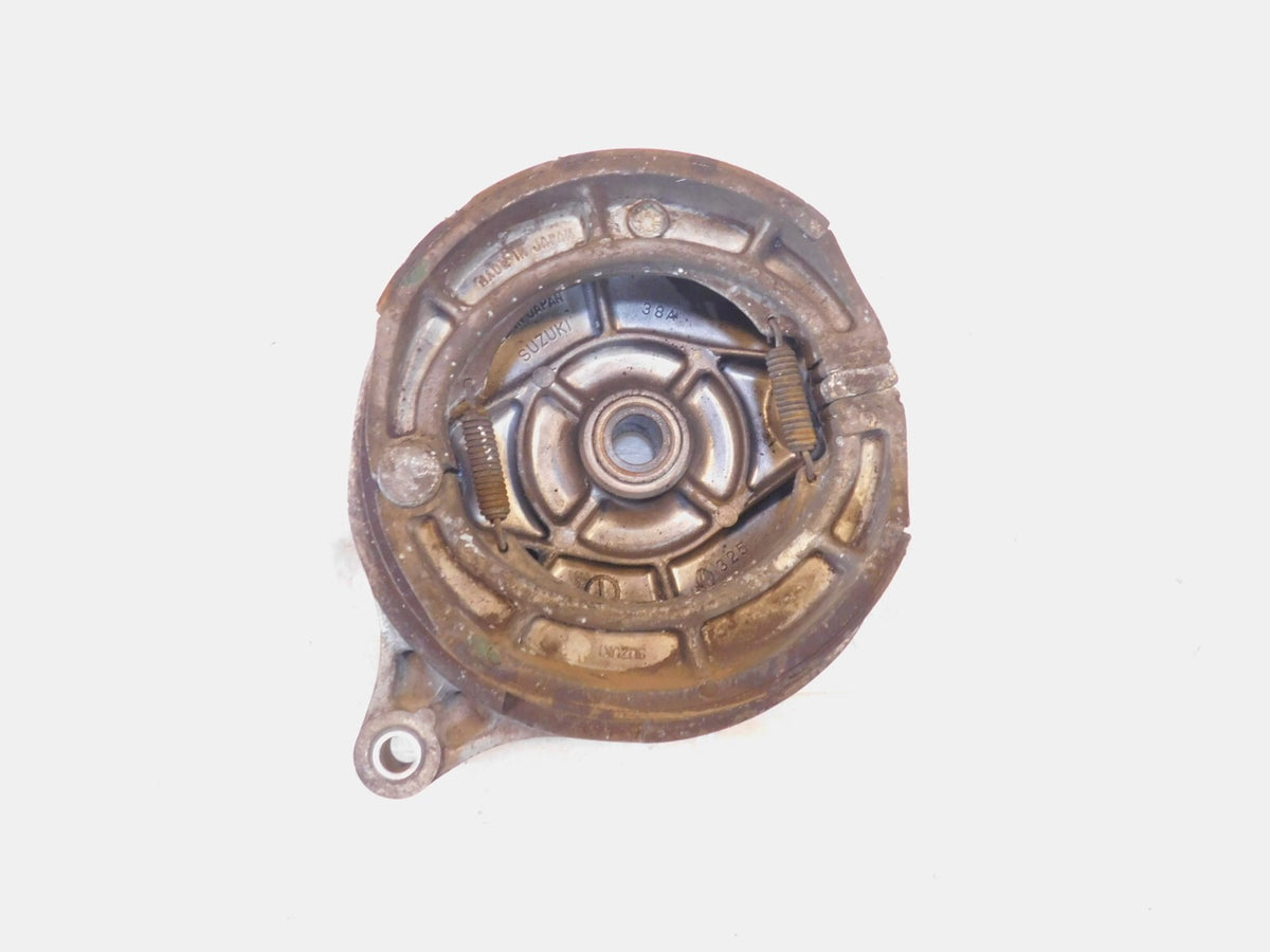 Suzuki Marauder Intruder Boulevard Rear Wheel Brake Drum Hub Cover Plate Shoes - C3 Cycle